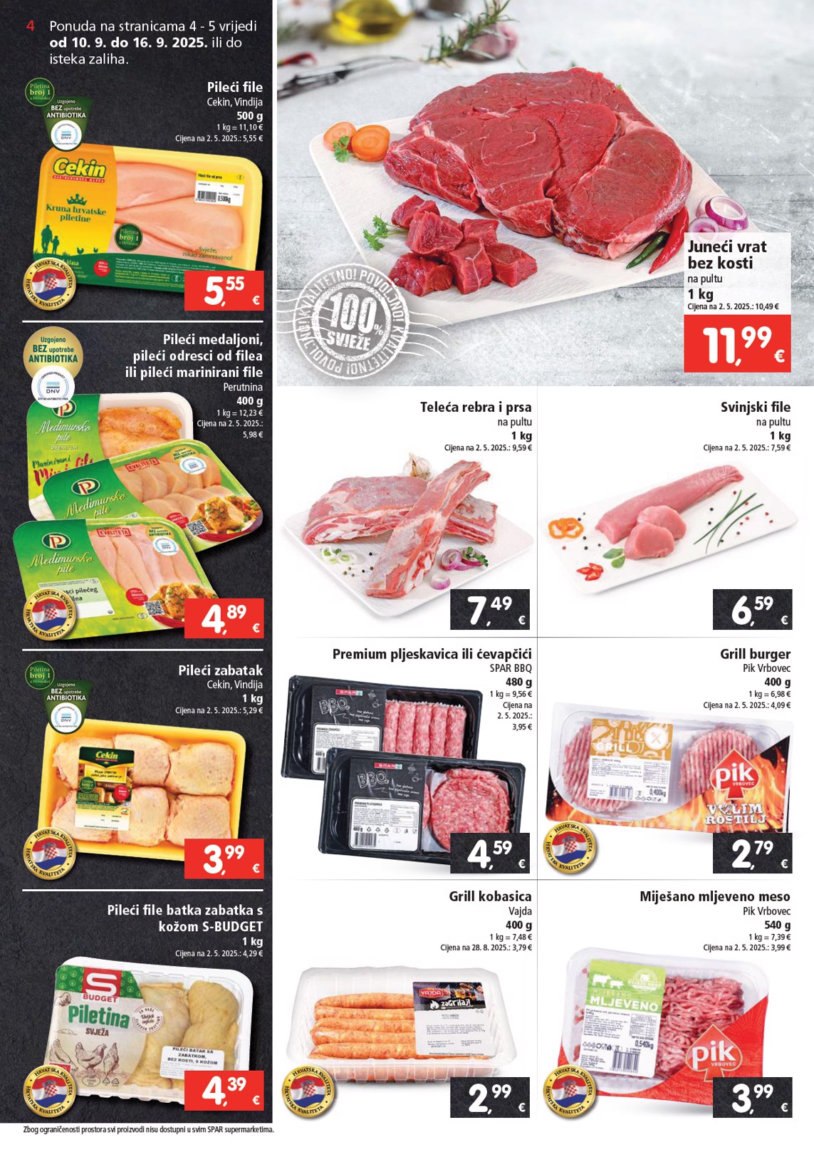 spar - Prelistajte katalog SPAR, vrijedi od 10.09. do 16.09. - page: 4