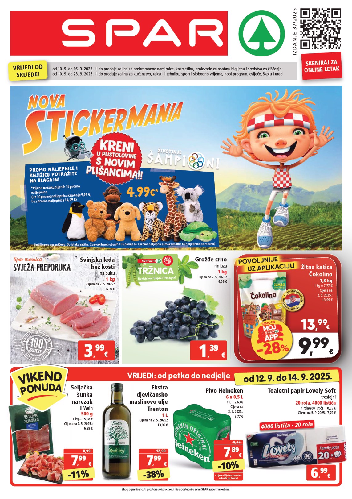 spar - Prelistajte katalog SPAR, vrijedi od 10.09. do 16.09.