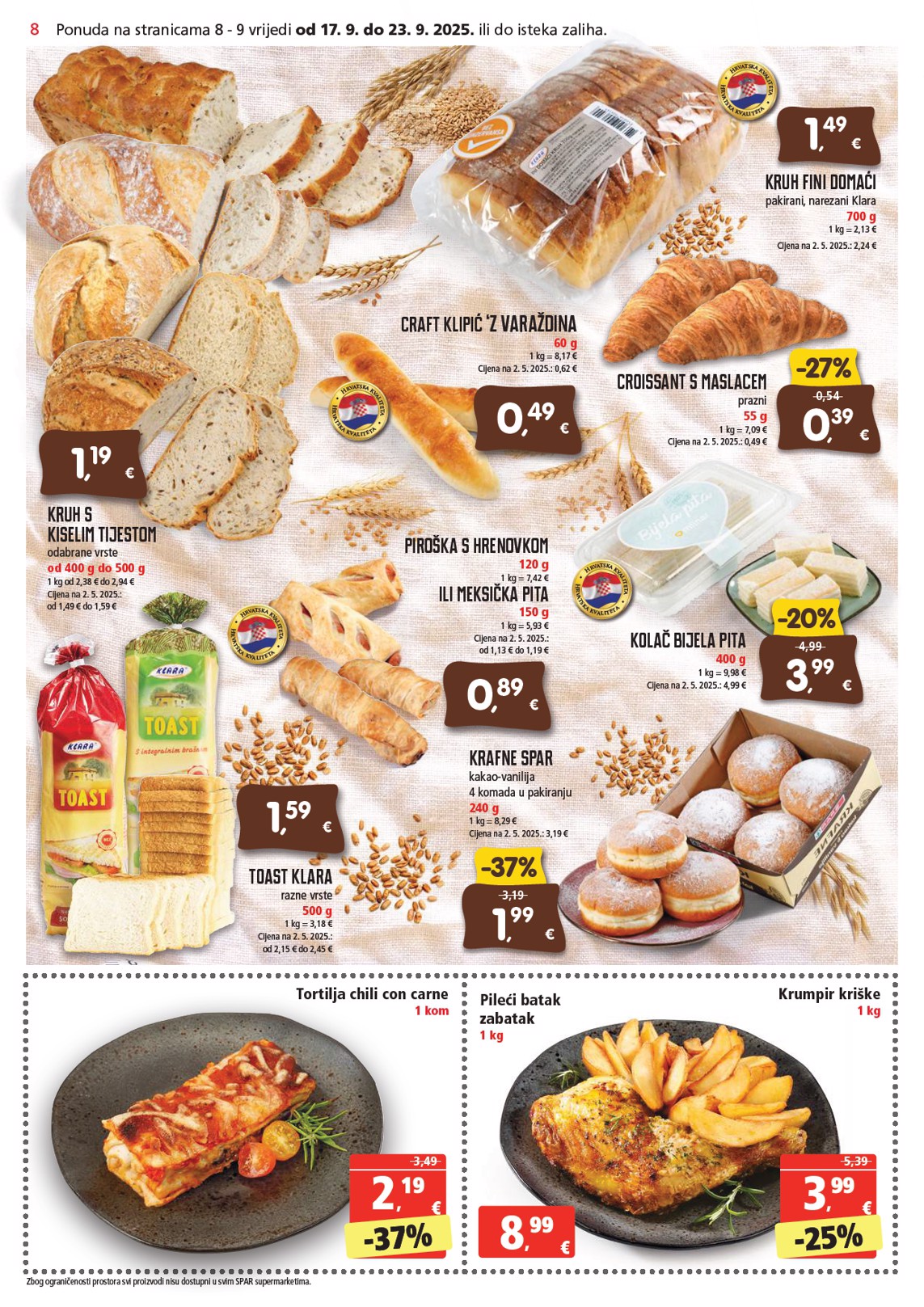 spar - Prelistajte katalog SPAR, vrijedi od 17.09. do 23.09. - page: 8
