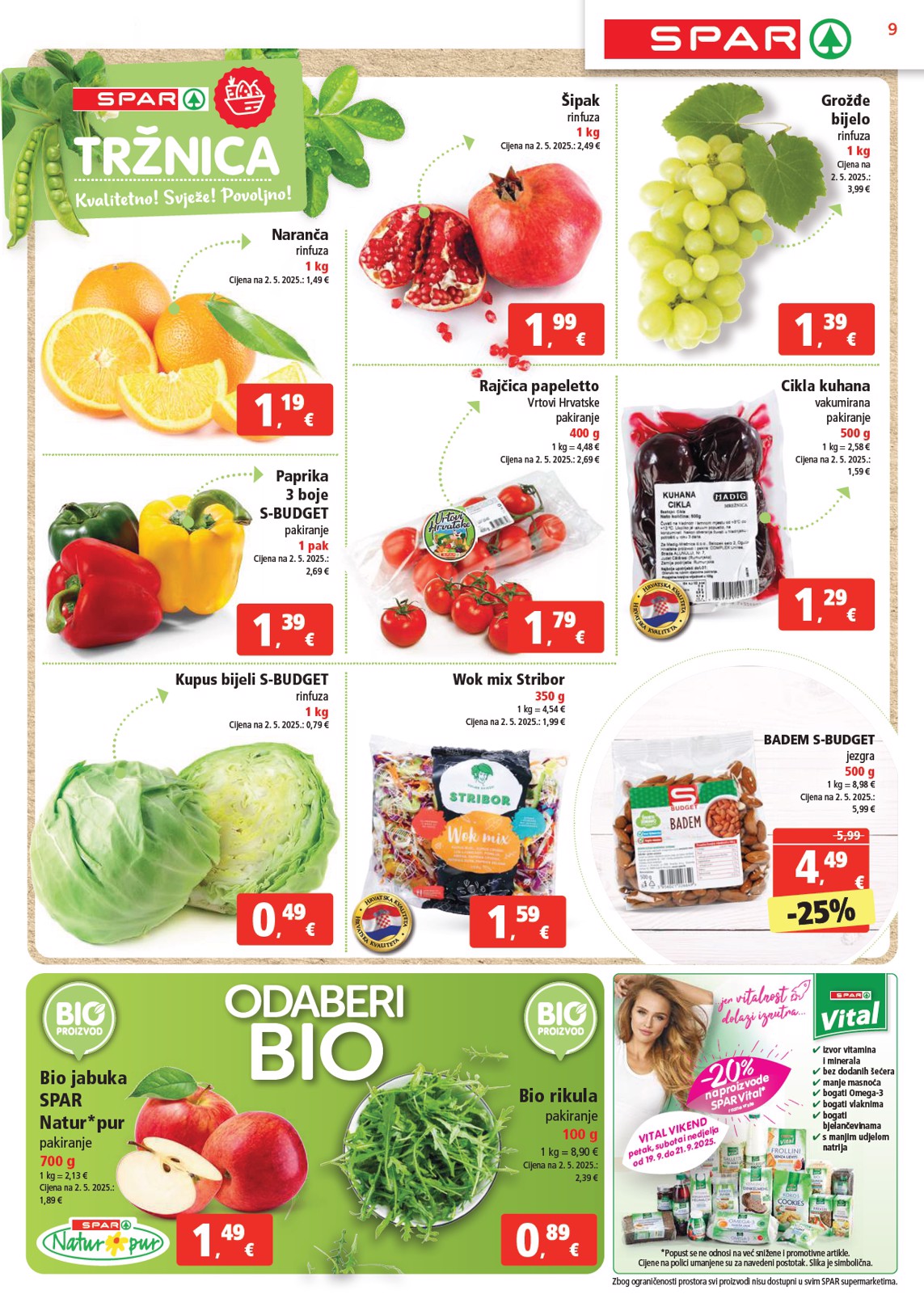 spar - Prelistajte katalog SPAR, vrijedi od 17.09. do 23.09. - page: 9