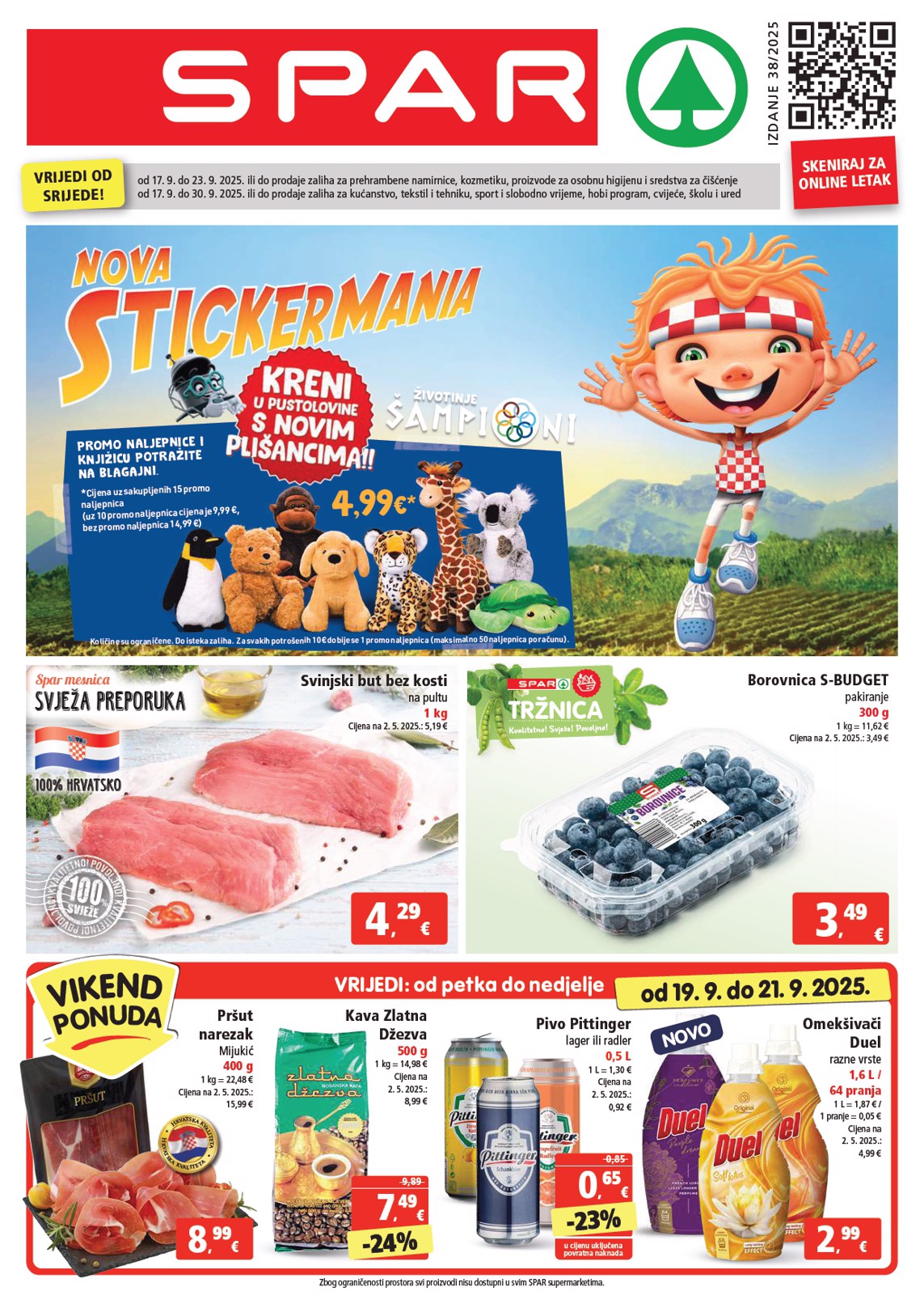 spar - Prelistajte katalog SPAR, vrijedi od 17.09. do 23.09.