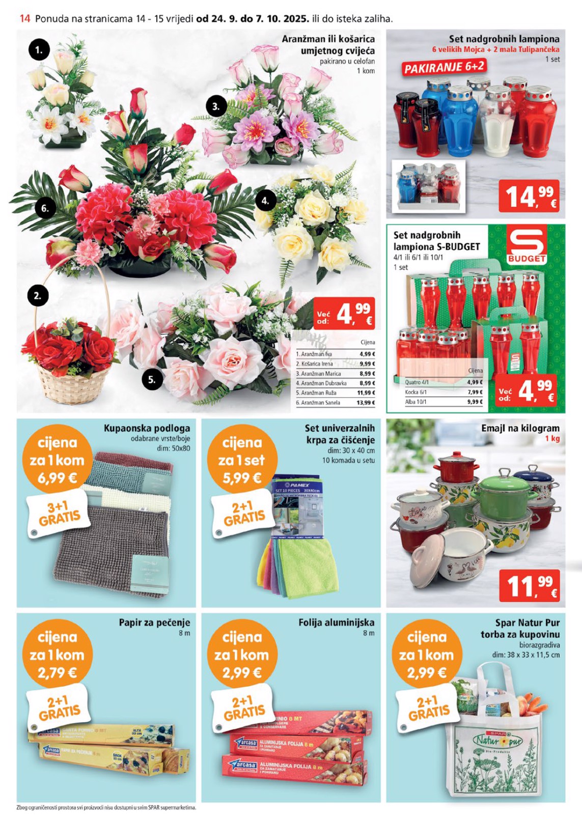spar - Prelistajte katalog SPAR, vrijedi od 24.09. do 30.09. - page: 14
