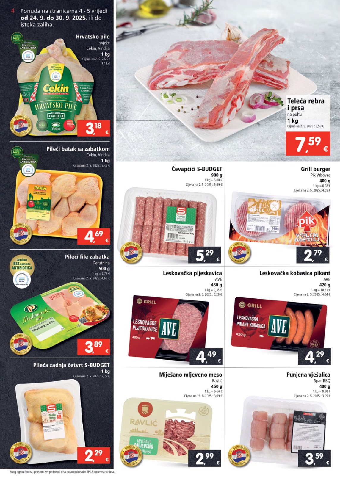 spar - Prelistajte katalog SPAR, vrijedi od 24.09. do 30.09. - page: 4