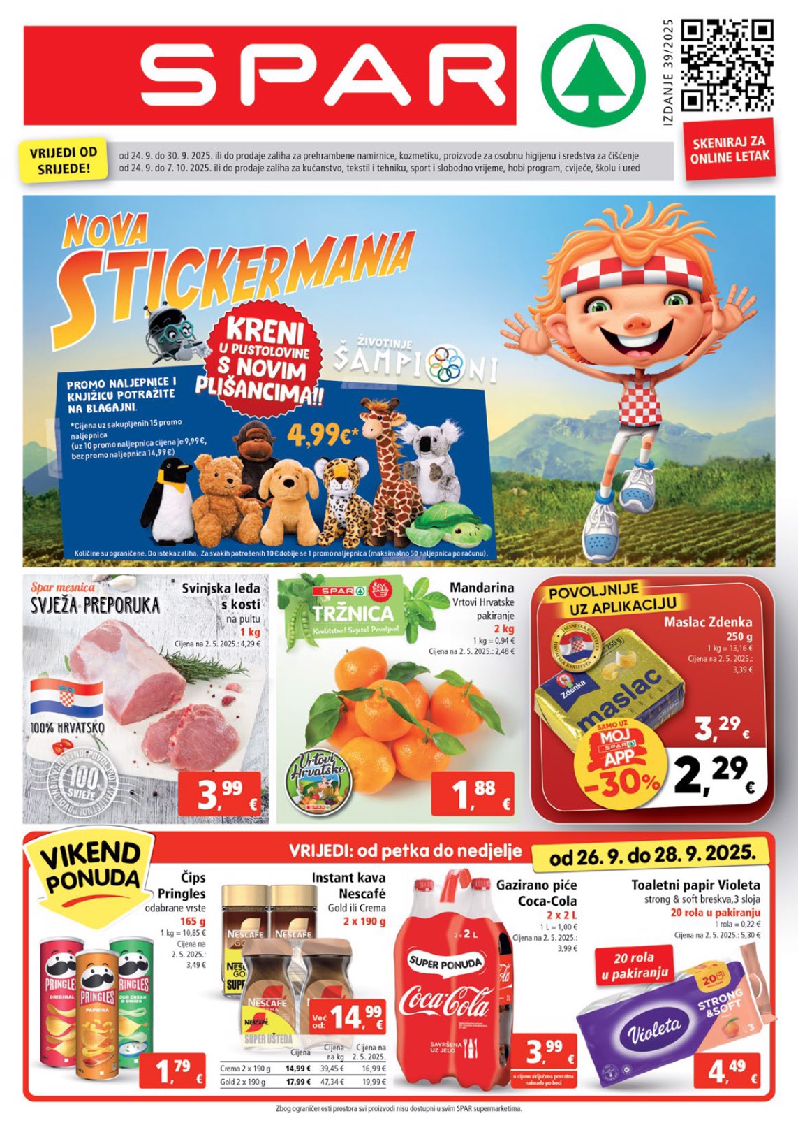 spar - Prelistajte katalog SPAR, vrijedi od 24.09. do 30.09.
