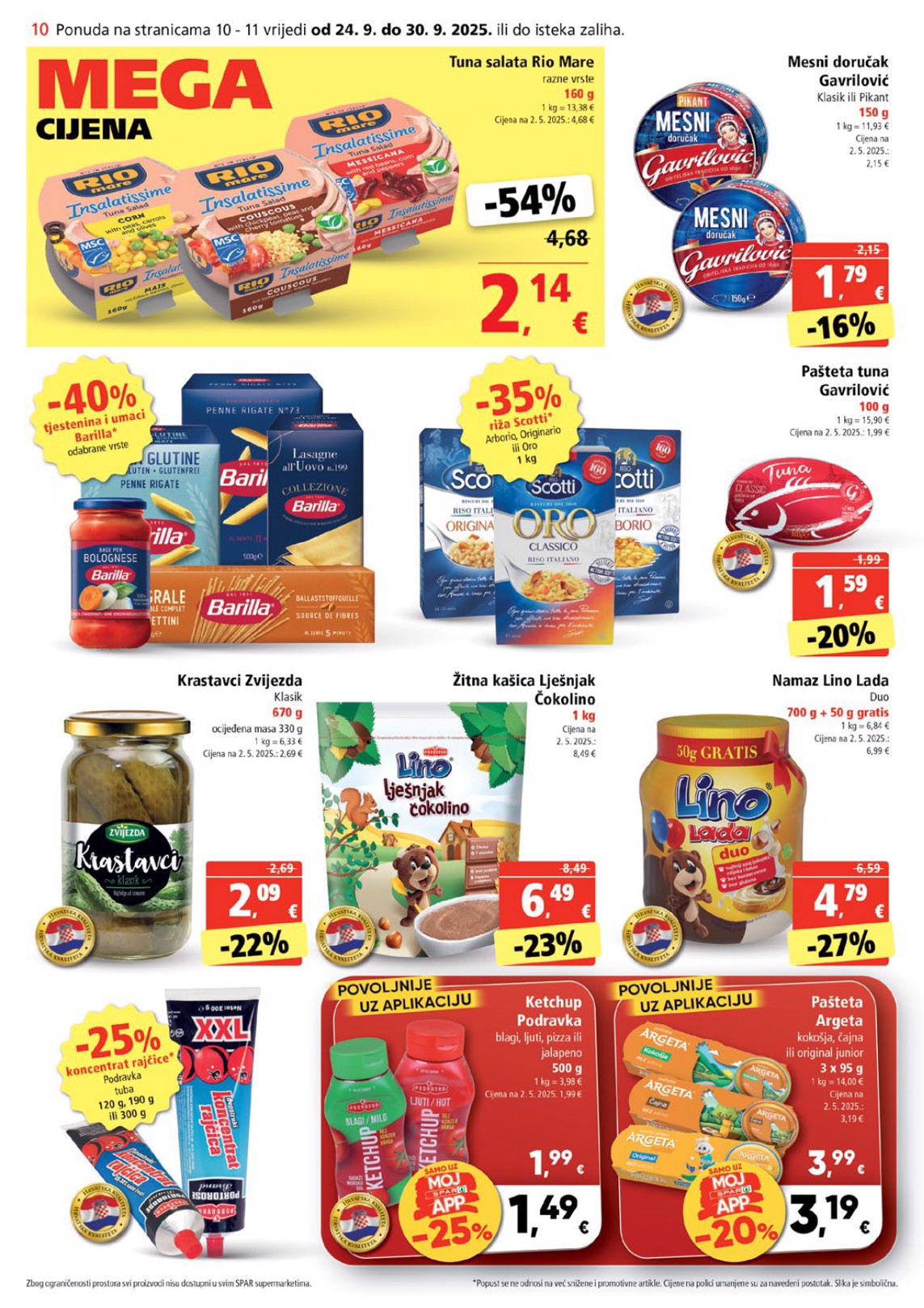 spar - Prelistajte katalog SPAR, vrijedi od 24.09. do 30.09. - page: 10