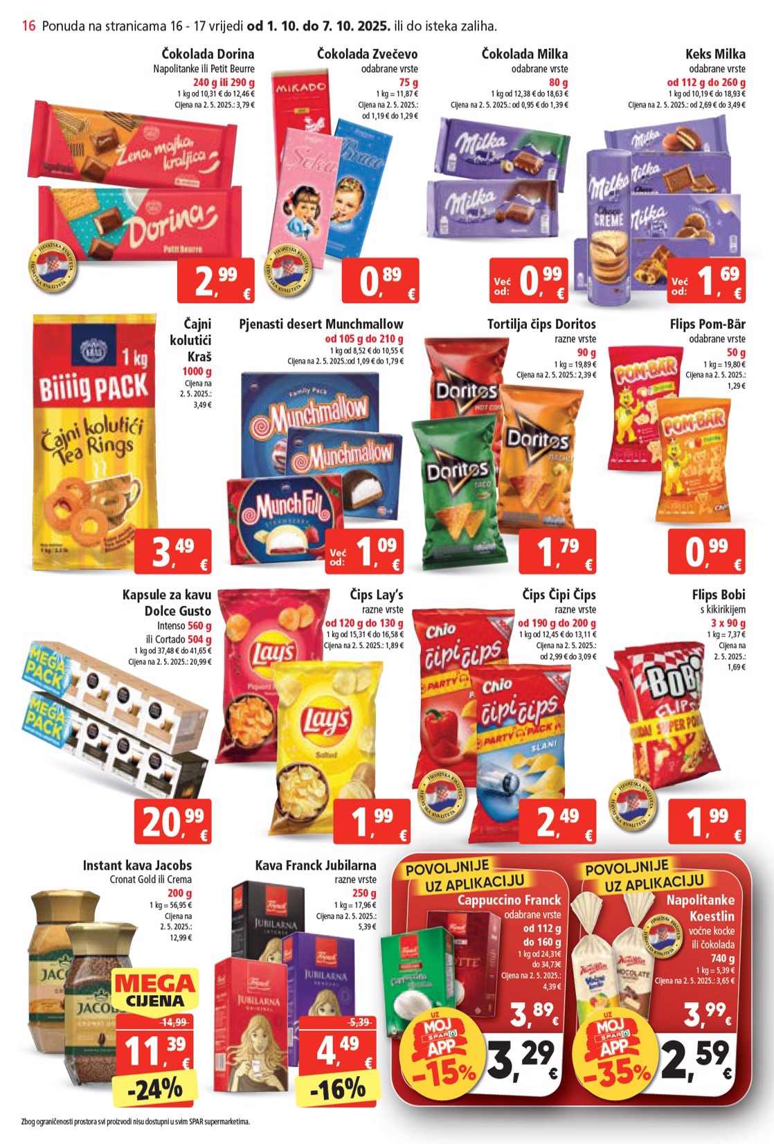 spar - Prelistajte katalog SPAR, vrijedi od 01.10. do 07.10. - page: 16