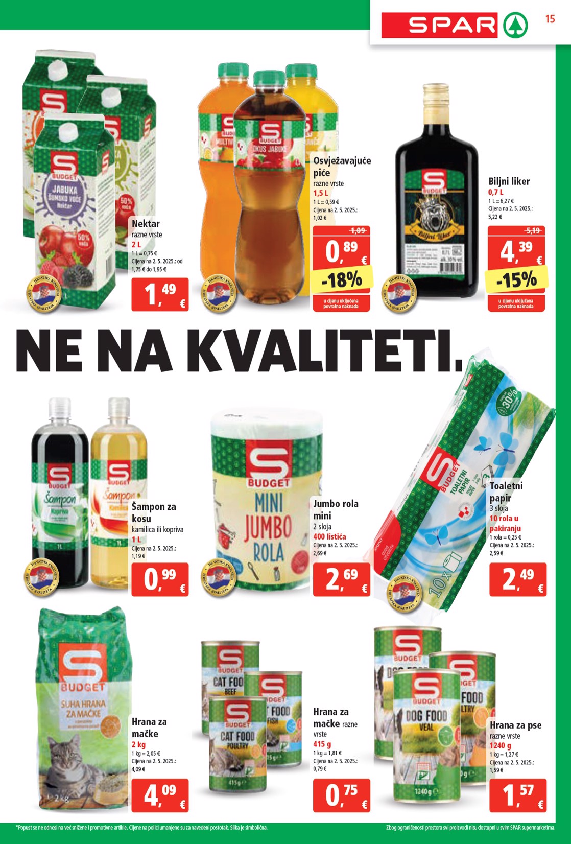 spar - Prelistajte katalog SPAR, vrijedi od 01.10. do 07.10. - page: 15