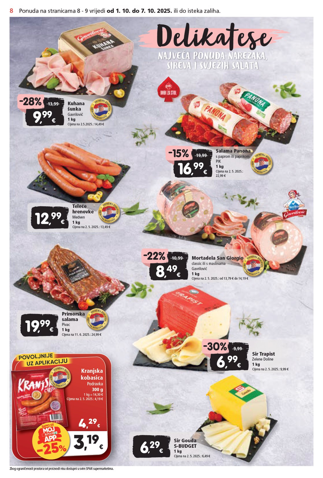 spar - Prelistajte katalog SPAR, vrijedi od 01.10. do 07.10. - page: 8