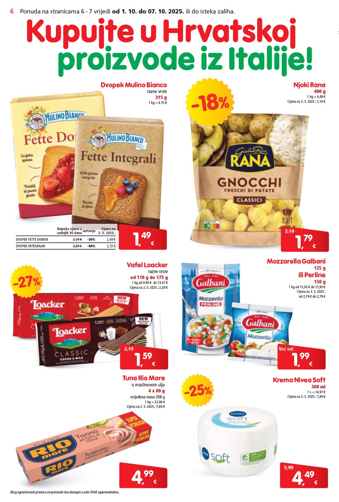 spar - Prelistajte katalog SPAR, vrijedi od 01.10. do 07.10. - page: 6