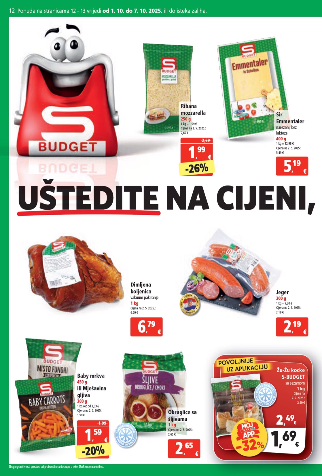 spar - Prelistajte katalog SPAR, vrijedi od 01.10. do 07.10. - page: 12