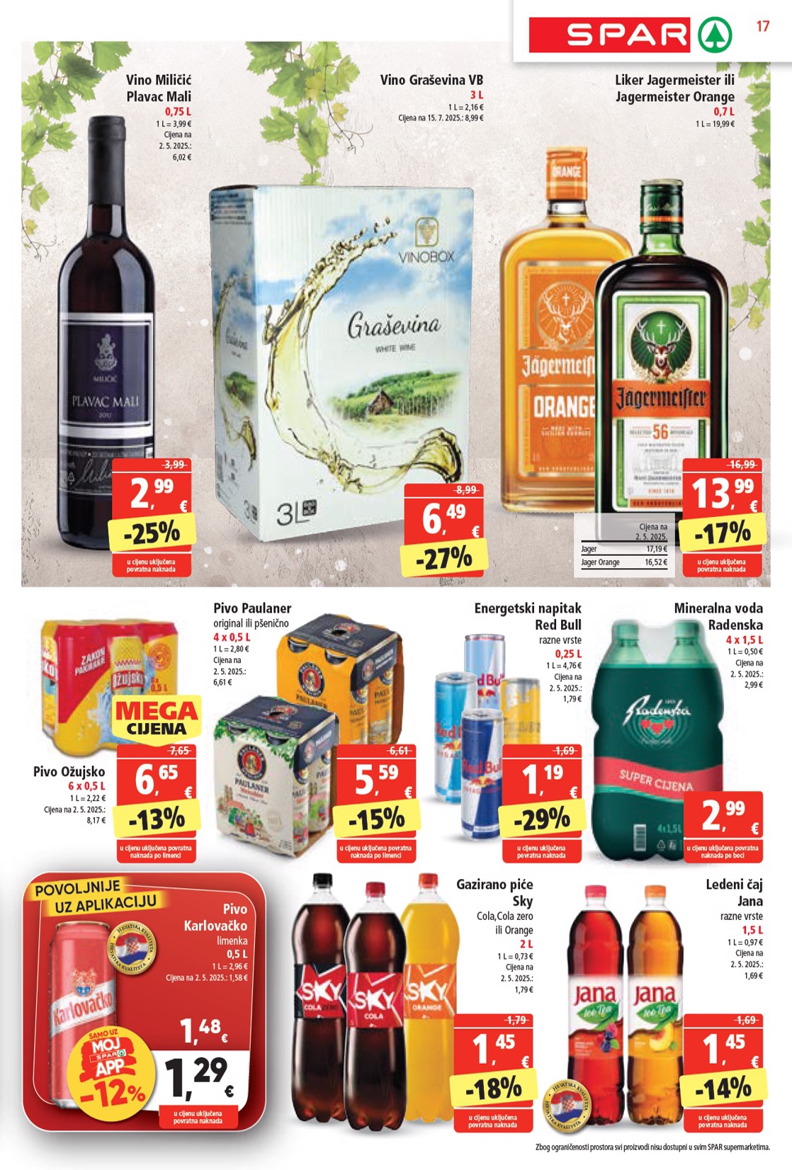 spar - Prelistajte katalog SPAR, vrijedi od 01.10. do 07.10. - page: 17