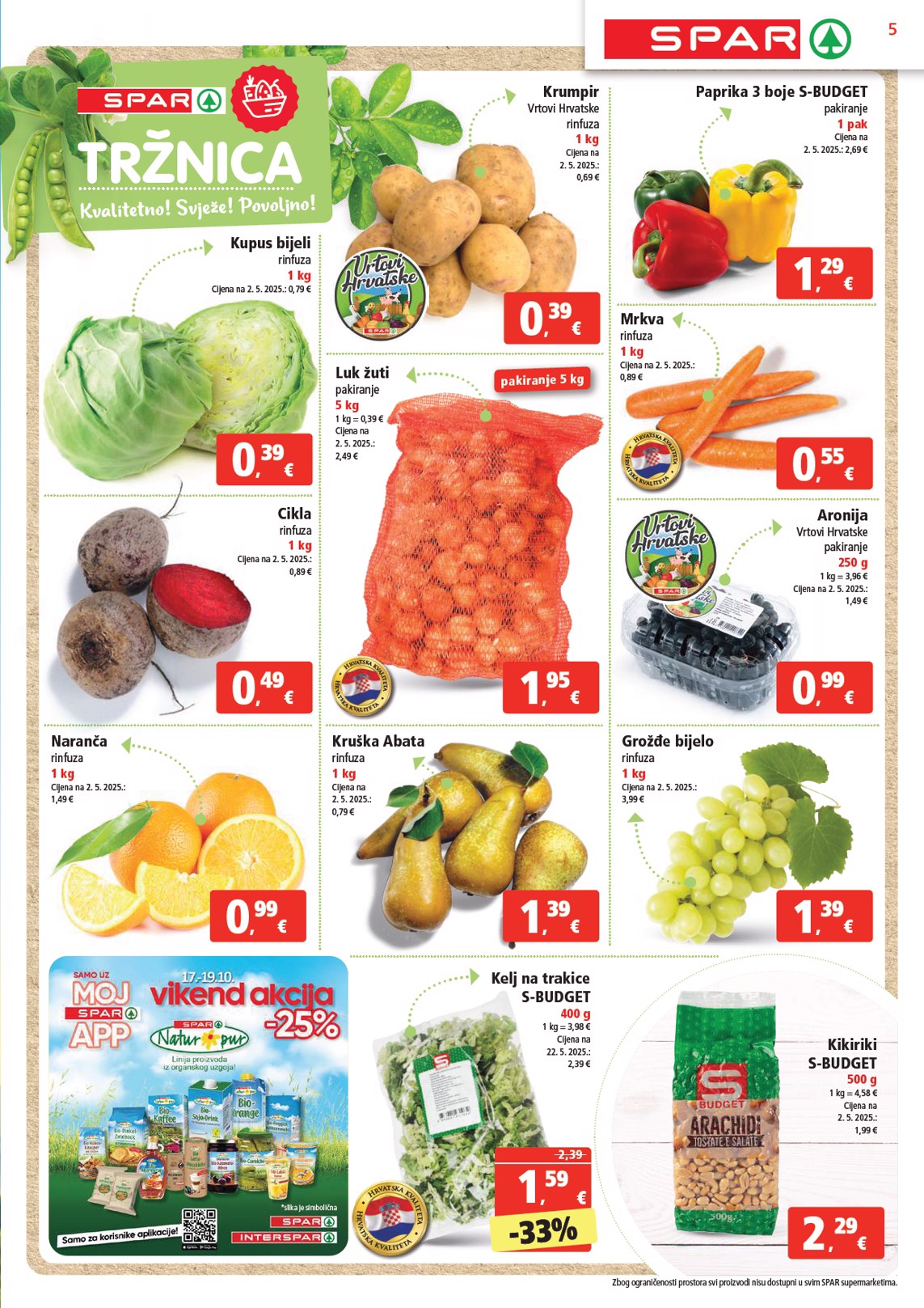 spar - Prelistajte katalog SPAR, vrijedi od 15.10. do 21.10. - page: 5