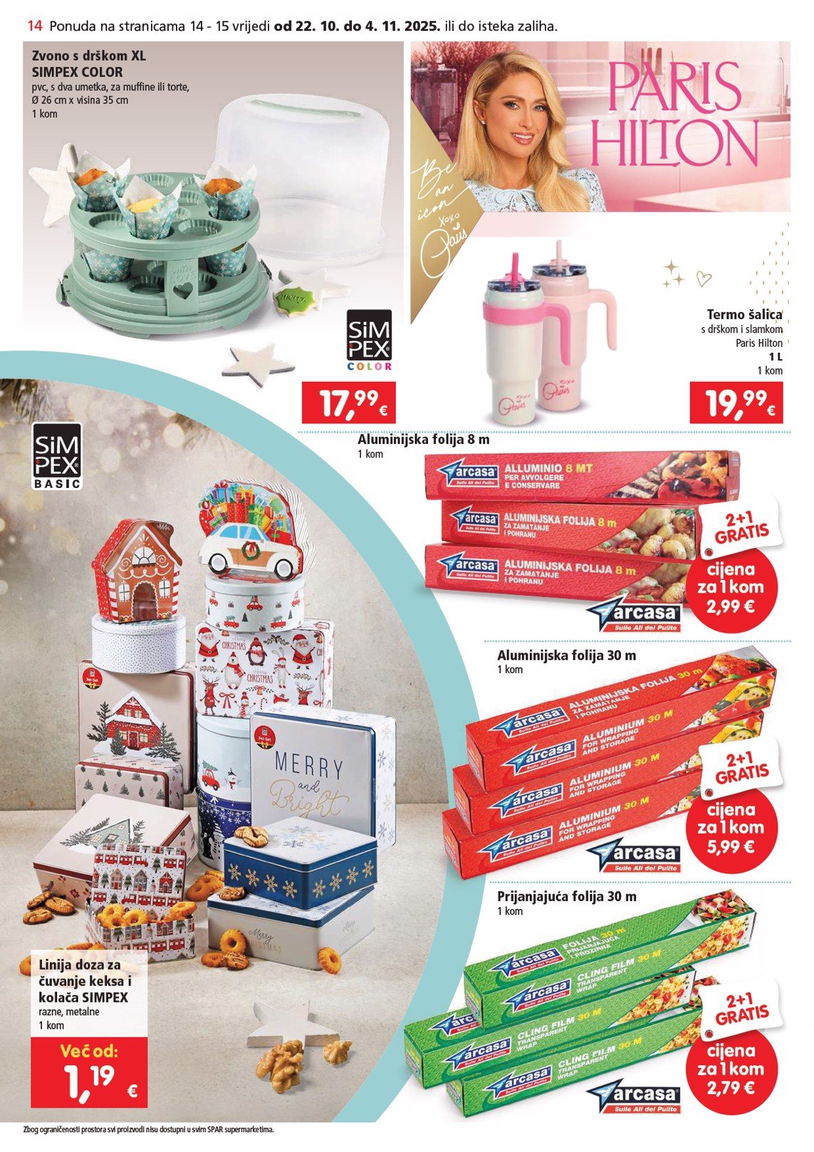 spar - Prelistajte katalog SPAR, vrijedi od 22.10. do 28.10. - page: 14