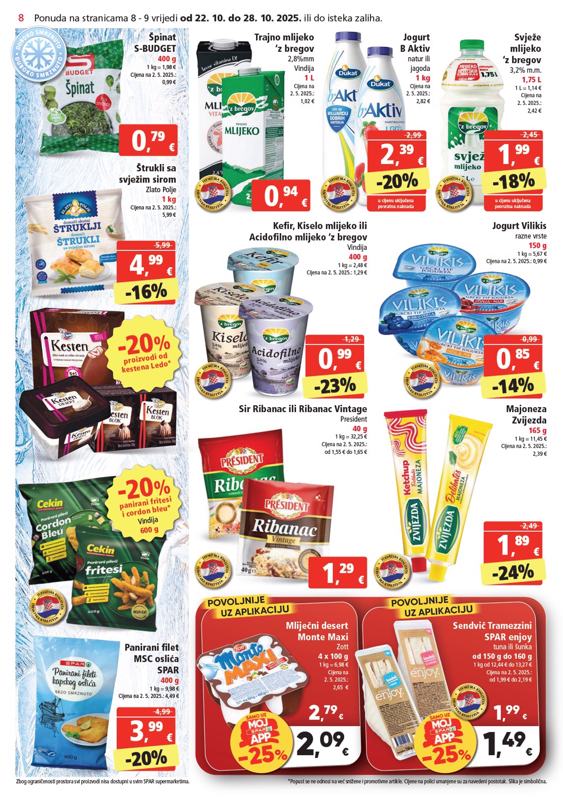 spar - Prelistajte katalog SPAR, vrijedi od 22.10. do 28.10. - page: 8