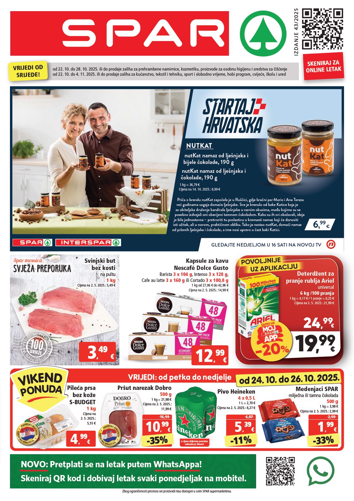 spar - Prelistajte katalog SPAR, vrijedi od 22.10. do 28.10.