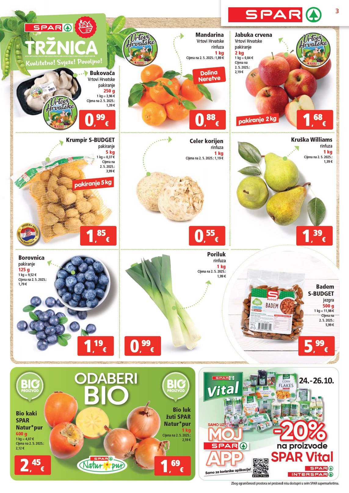 spar - Prelistajte katalog SPAR, vrijedi od 22.10. do 28.10. - page: 3