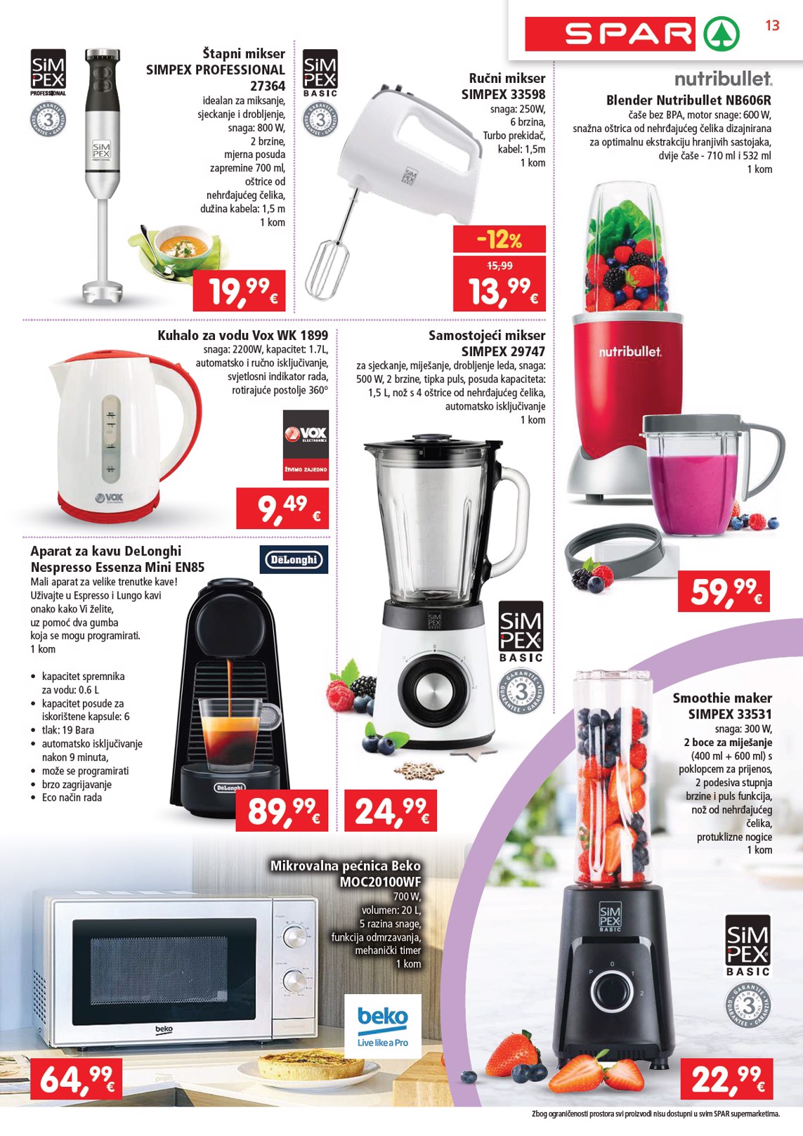 spar - Prelistajte katalog SPAR, vrijedi od 22.10. do 28.10. - page: 13