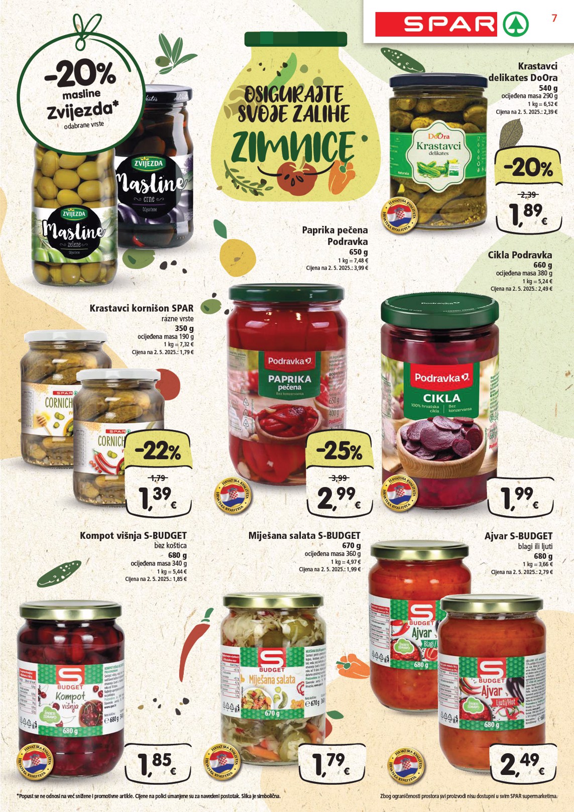 spar - Prelistajte katalog SPAR, vrijedi od 22.10. do 28.10. - page: 7