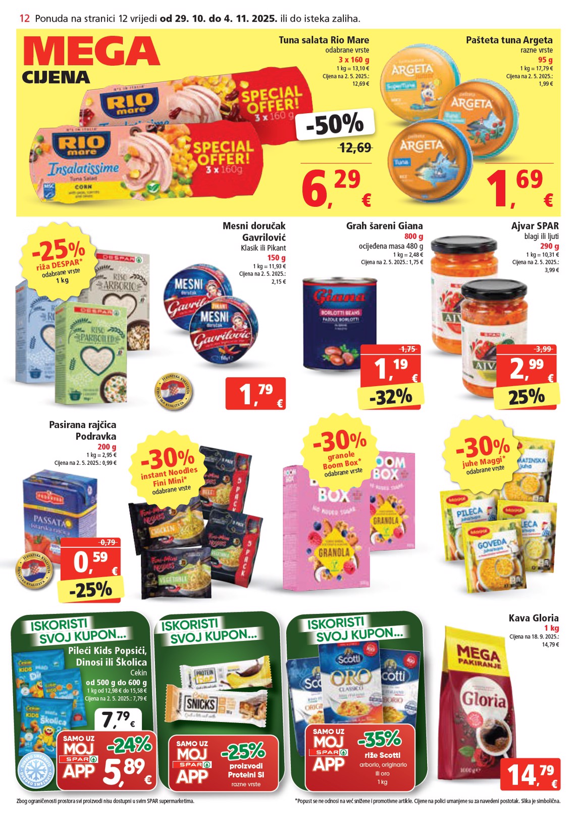 spar - Prelistajte katalog SPAR, vrijedi od 29.10. do 04.11. - page: 12