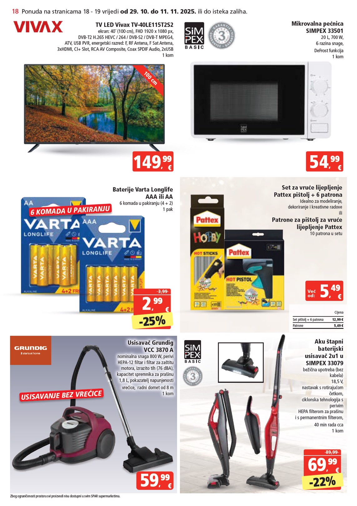 spar - Prelistajte katalog SPAR, vrijedi od 29.10. do 04.11. - page: 18