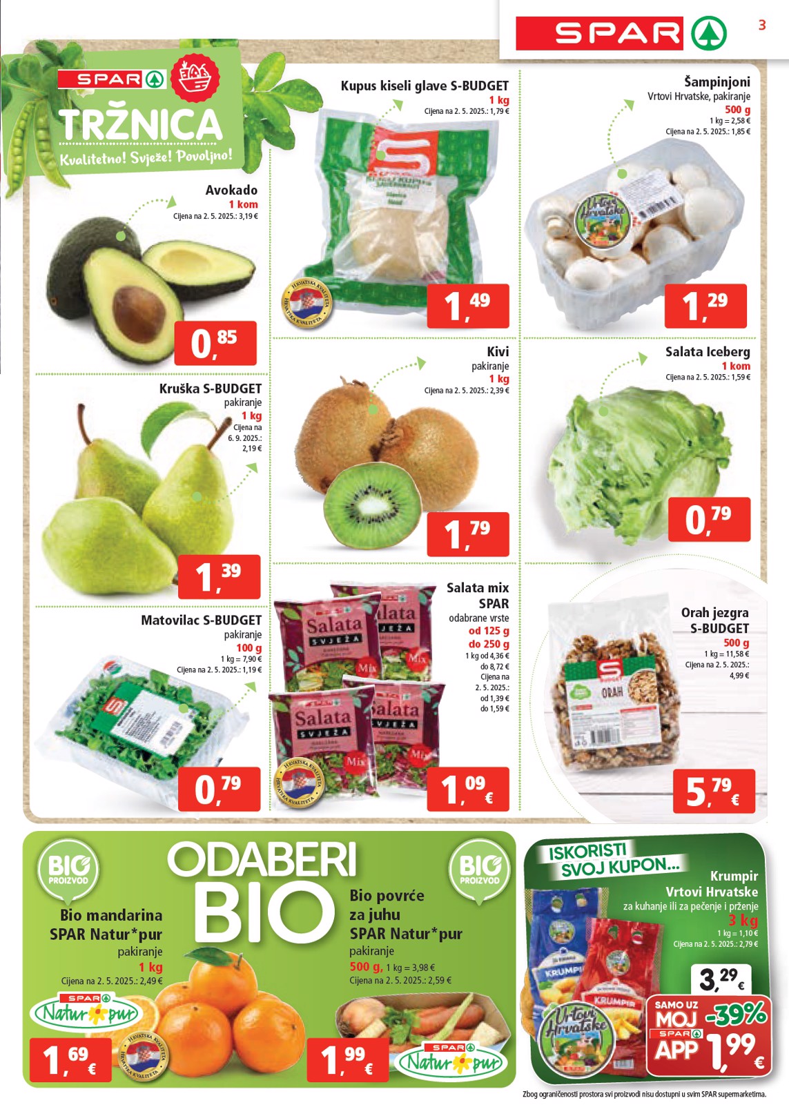 spar - Prelistajte katalog SPAR, vrijedi od 29.10. do 04.11. - page: 3