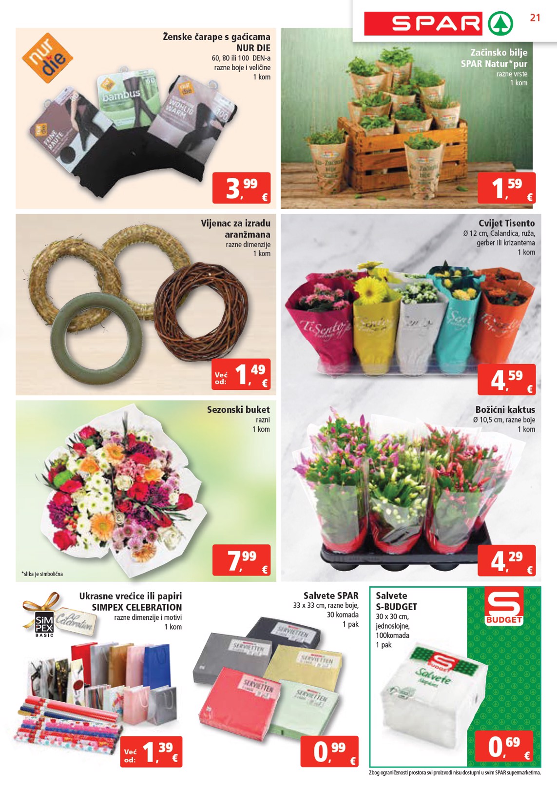 spar - Prelistajte katalog SPAR, vrijedi od 29.10. do 04.11. - page: 21