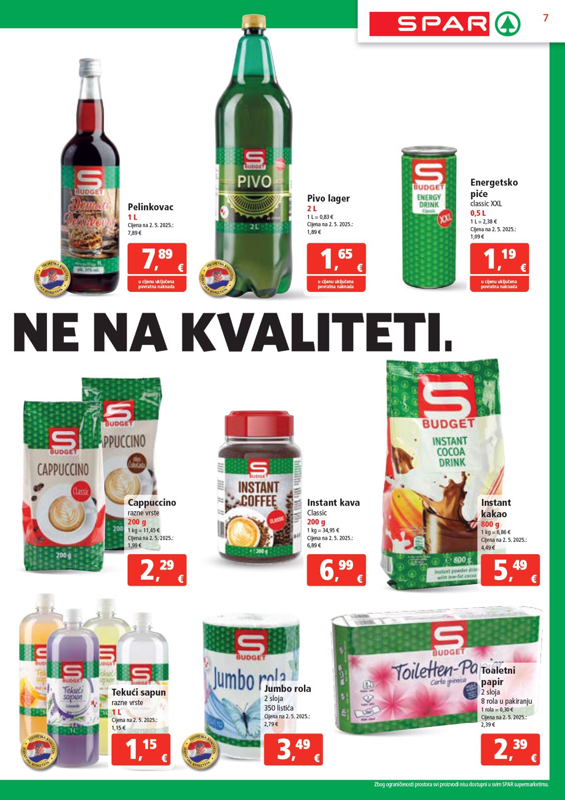 spar - Prelistajte katalog SPAR, vrijedi od 29.10. do 04.11. - page: 7