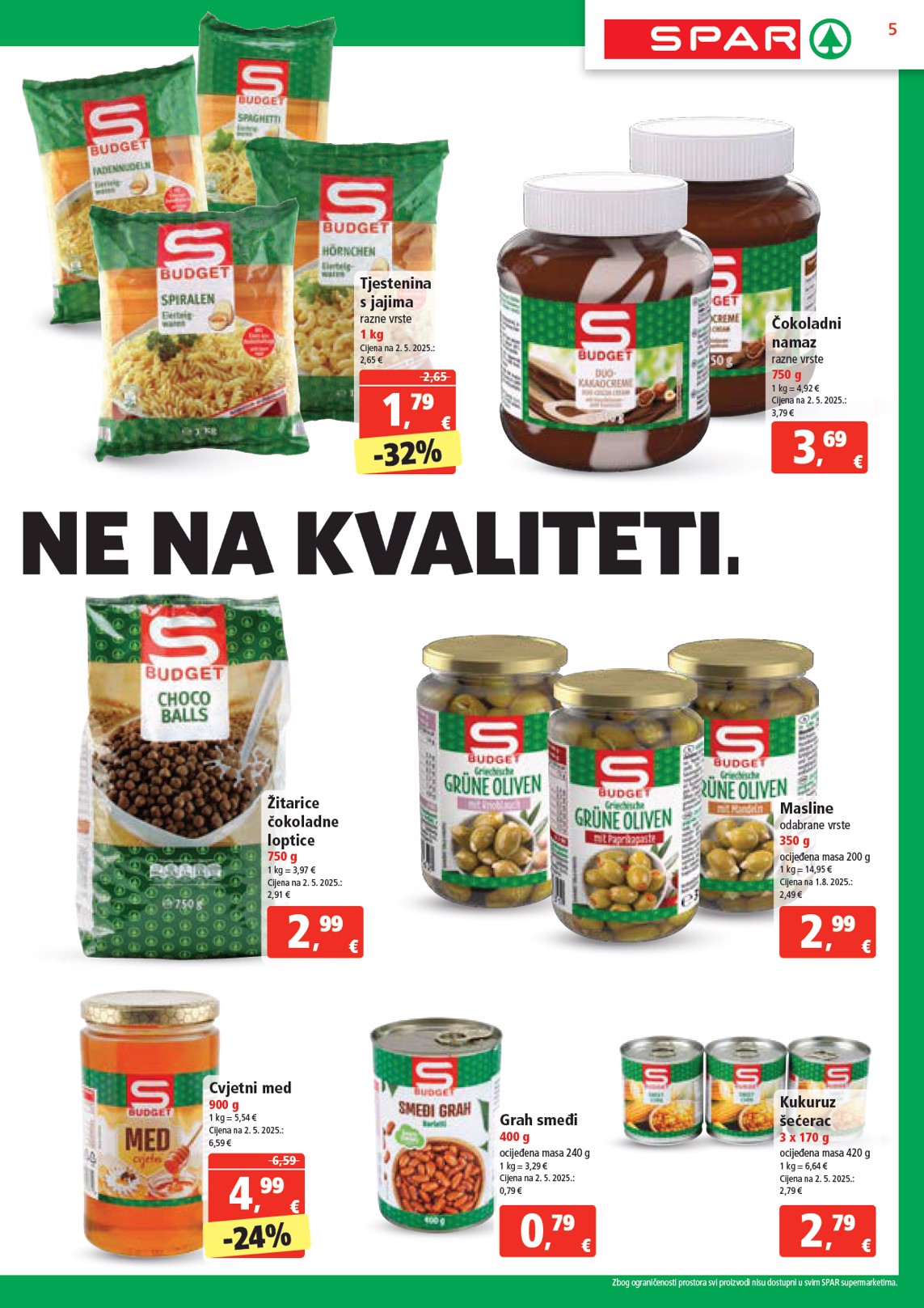 spar - Prelistajte katalog SPAR, vrijedi od 29.10. do 04.11. - page: 5