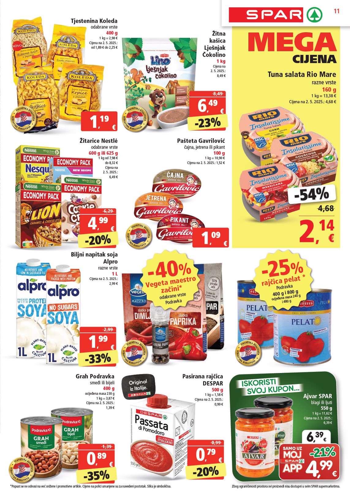 spar - Prelistajte katalog SPAR, vrijedi od 05.11. do 11.11. - page: 11