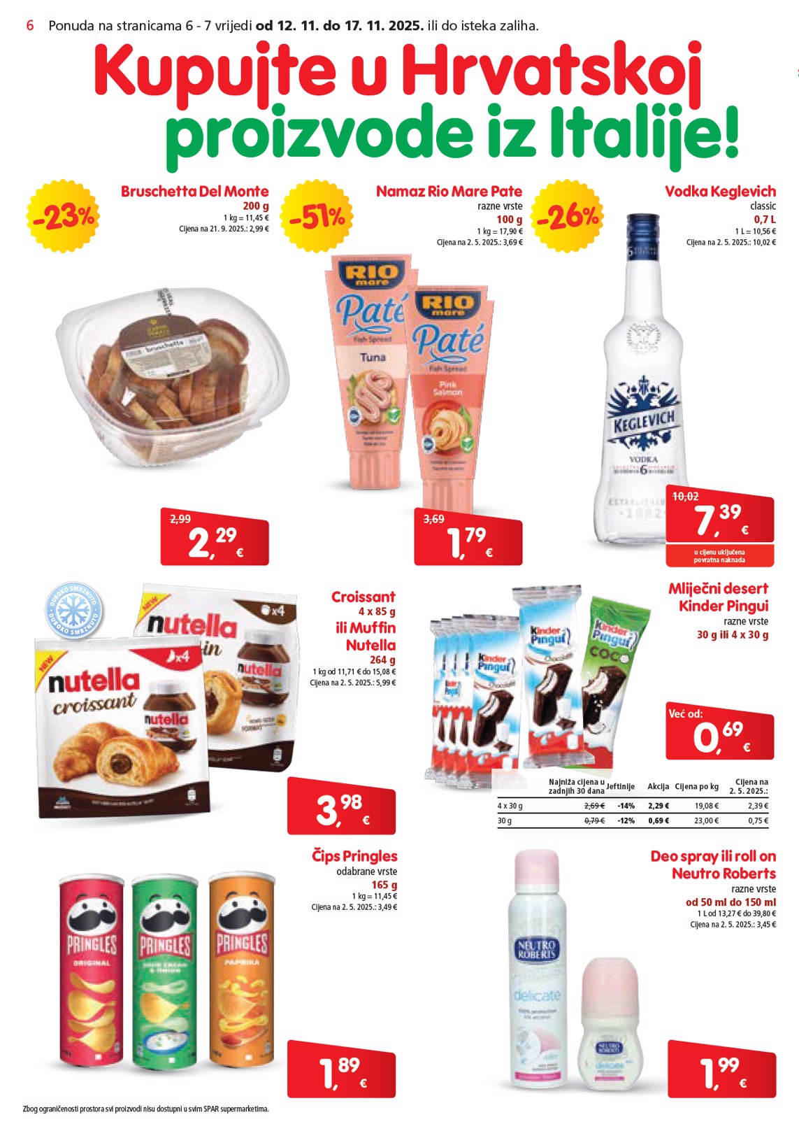 spar - Prelistajte katalog SPAR, vrijedi od 12.11. do 17.11. - page: 6