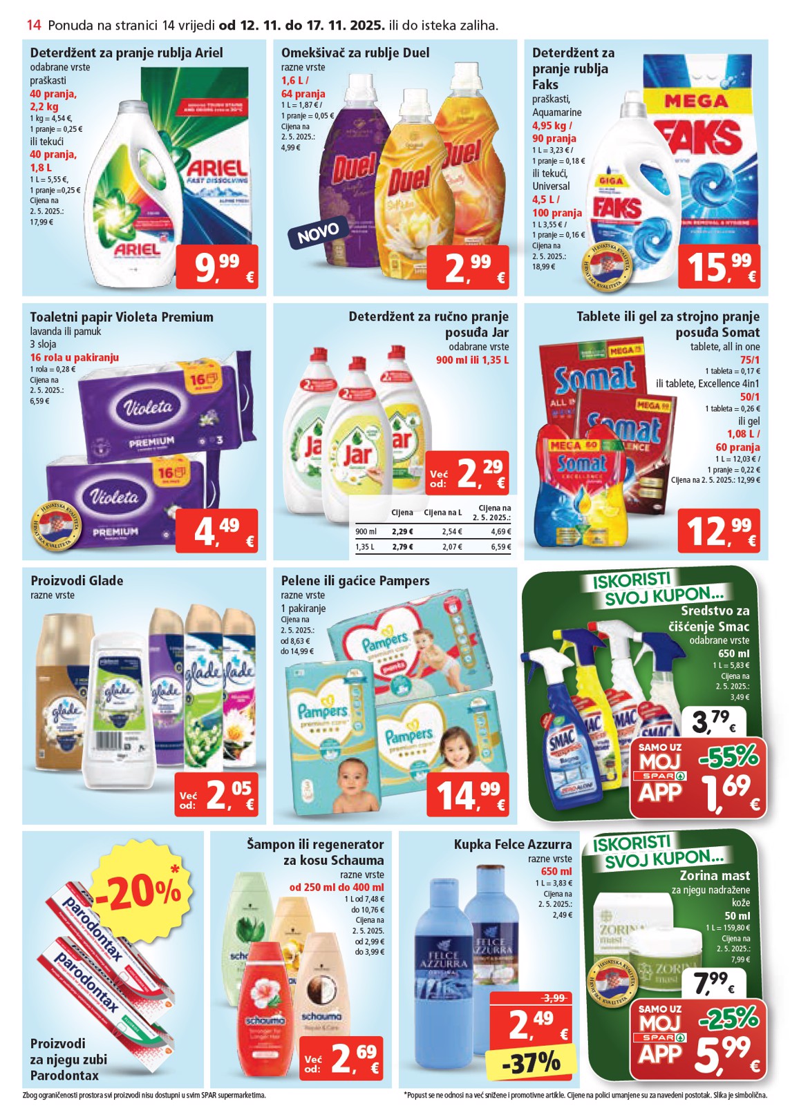 spar - Prelistajte katalog SPAR, vrijedi od 12.11. do 17.11. - page: 14