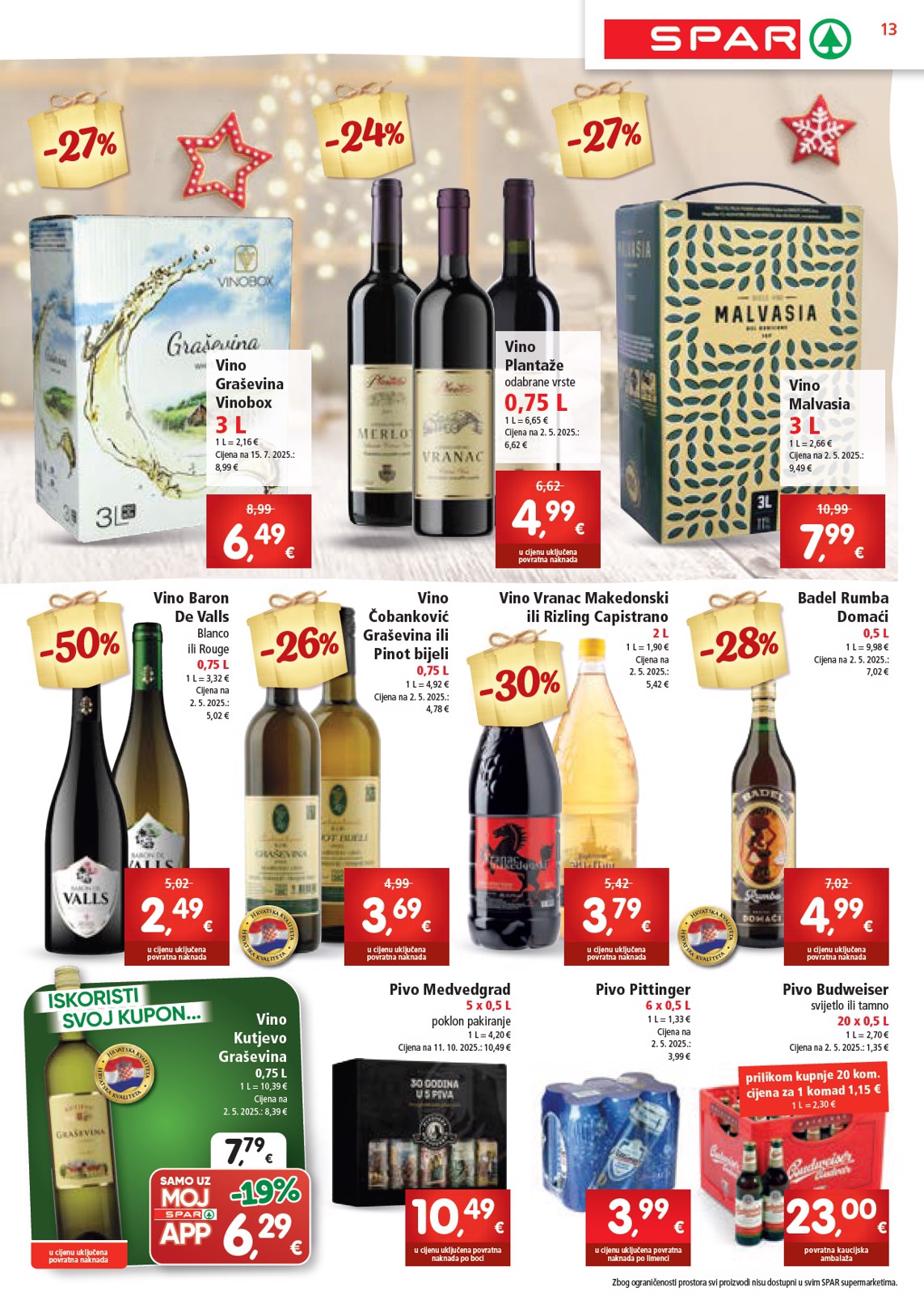 spar - Prelistajte katalog SPAR, vrijedi od 12.11. do 17.11. - page: 13