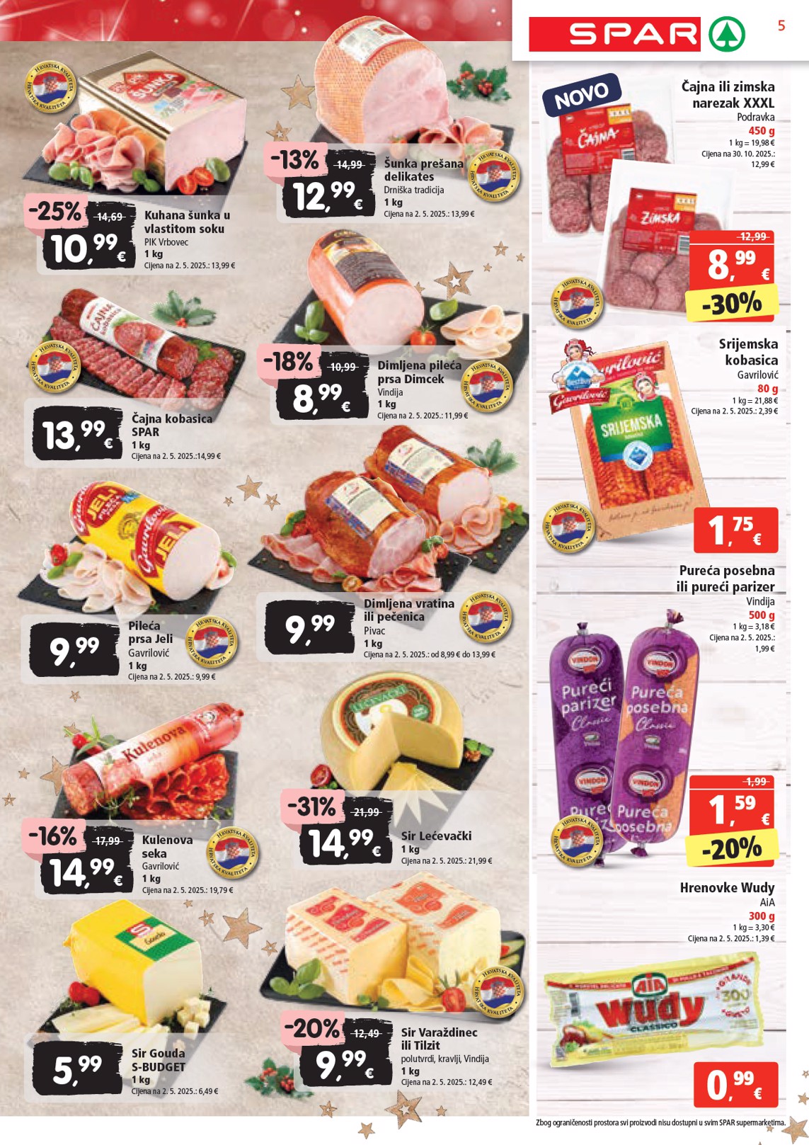 spar - Prelistajte katalog SPAR, vrijedi od 19.11. do 25.11. - page: 5