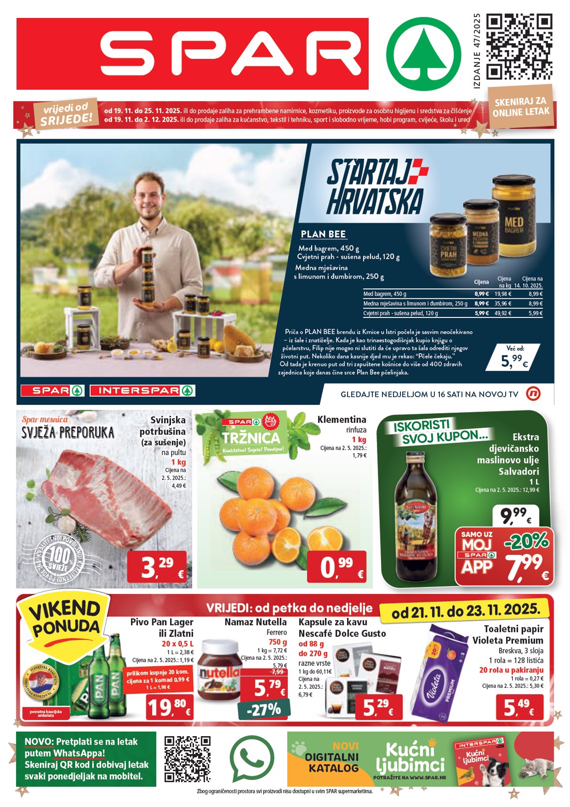spar - Prelistajte katalog SPAR, vrijedi od 19.11. do 25.11. - page: 1