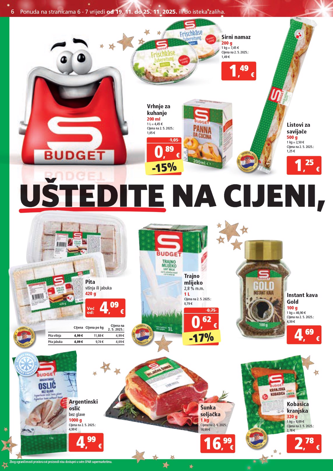 spar - Prelistajte katalog SPAR, vrijedi od 19.11. do 25.11. - page: 6