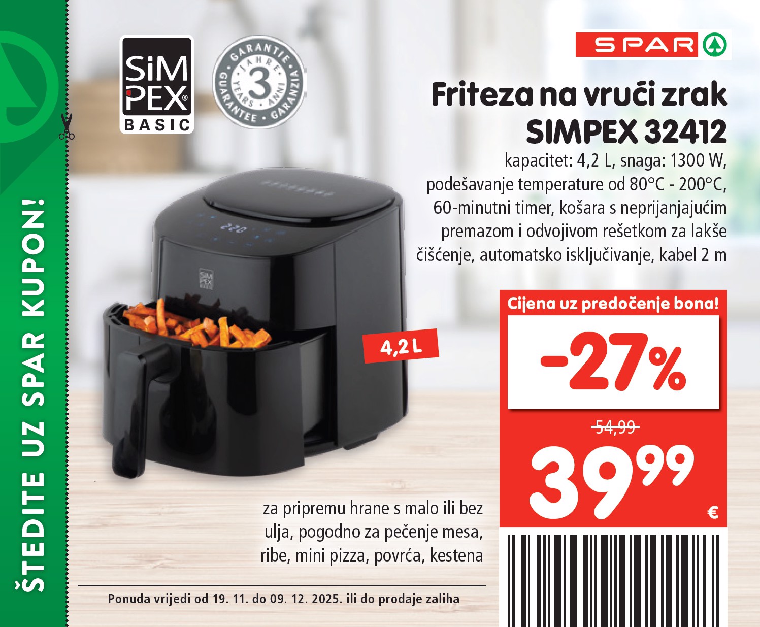 spar - Prelistajte katalog SPAR - Posebne pogodnosti, vrijedi od 19.11. do 09.12. - page: 7