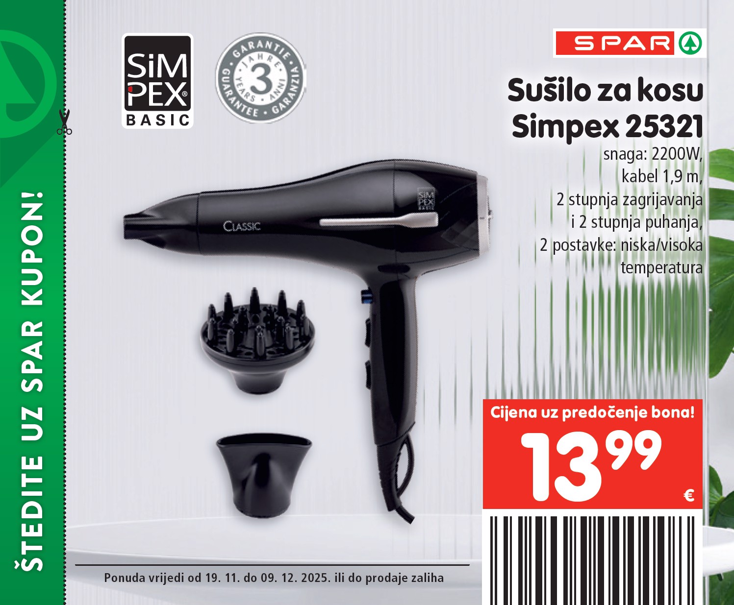 spar - Prelistajte katalog SPAR - Posebne pogodnosti, vrijedi od 19.11. do 09.12. - page: 3