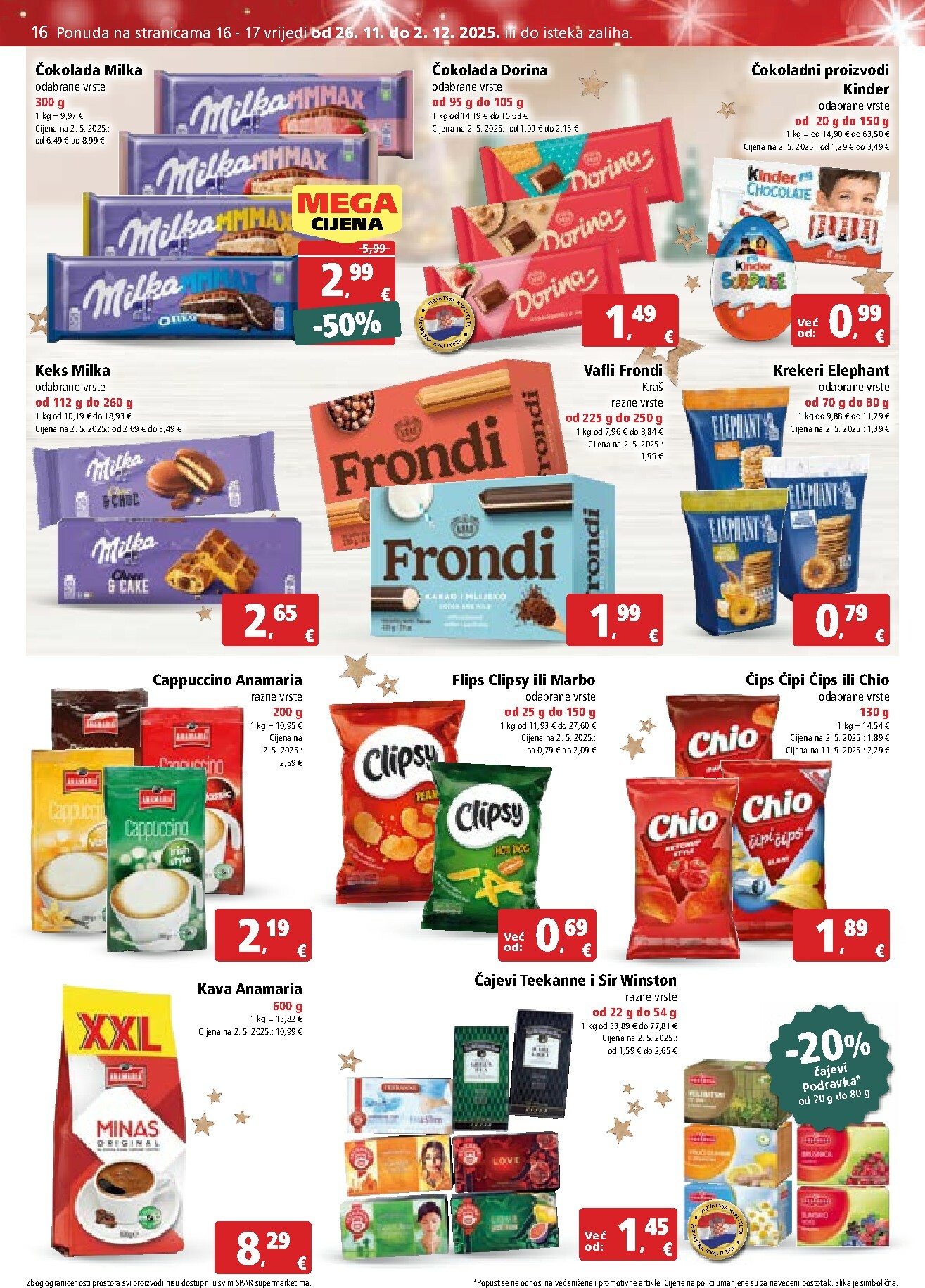spar - Prelistajte katalog SPAR, vrijedi od 26.11. do 02.12. - page: 16