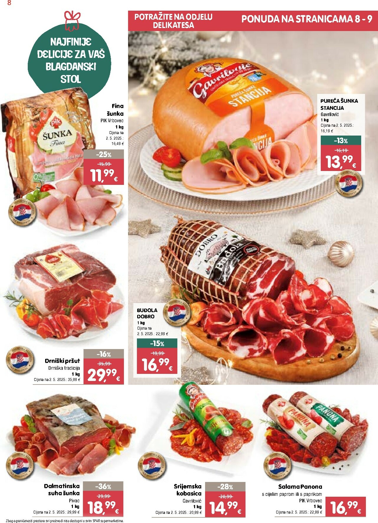 spar - Prelistajte katalog SPAR, vrijedi od 26.11. do 02.12. - page: 8