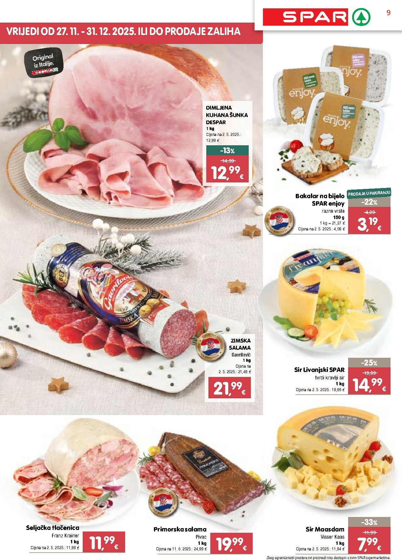 spar - Prelistajte katalog SPAR, vrijedi od 26.11. do 02.12. - page: 9
