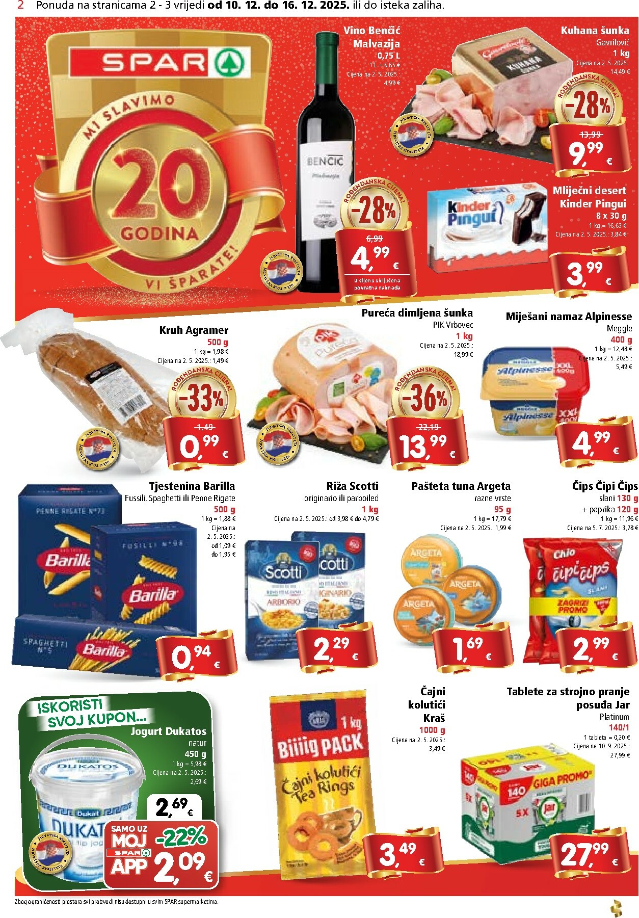 spar - Prelistajte katalog SPAR, vrijedi od 10.12. do 16.12. - page: 2