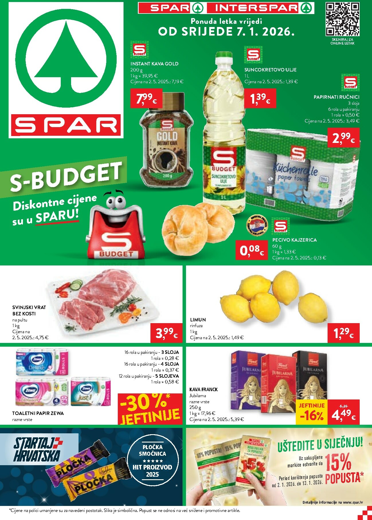 spar - Prelistajte katalog SPAR, vrijedi od 07.01. do 13.01.