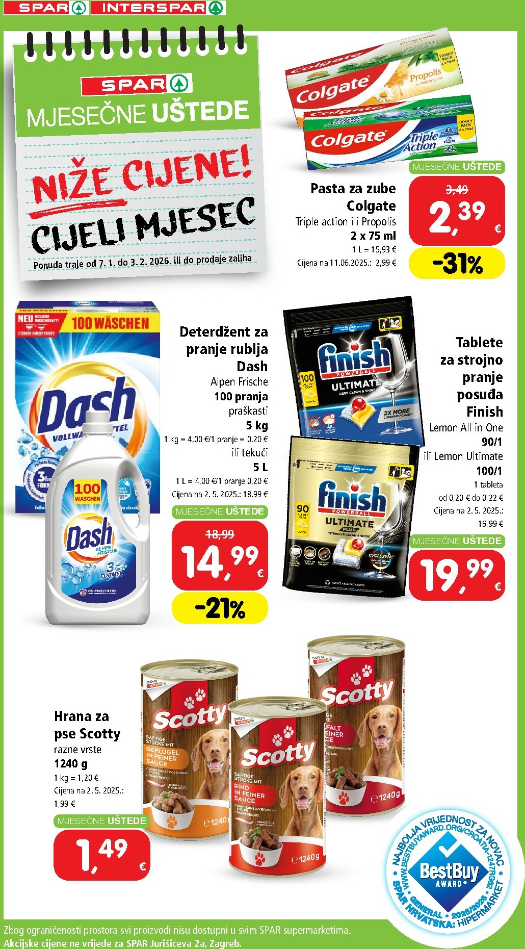 spar - Prelistajte katalog SPAR - Mjesečne uštede, vrijedi od 07.01. do 03.02. - page: 4