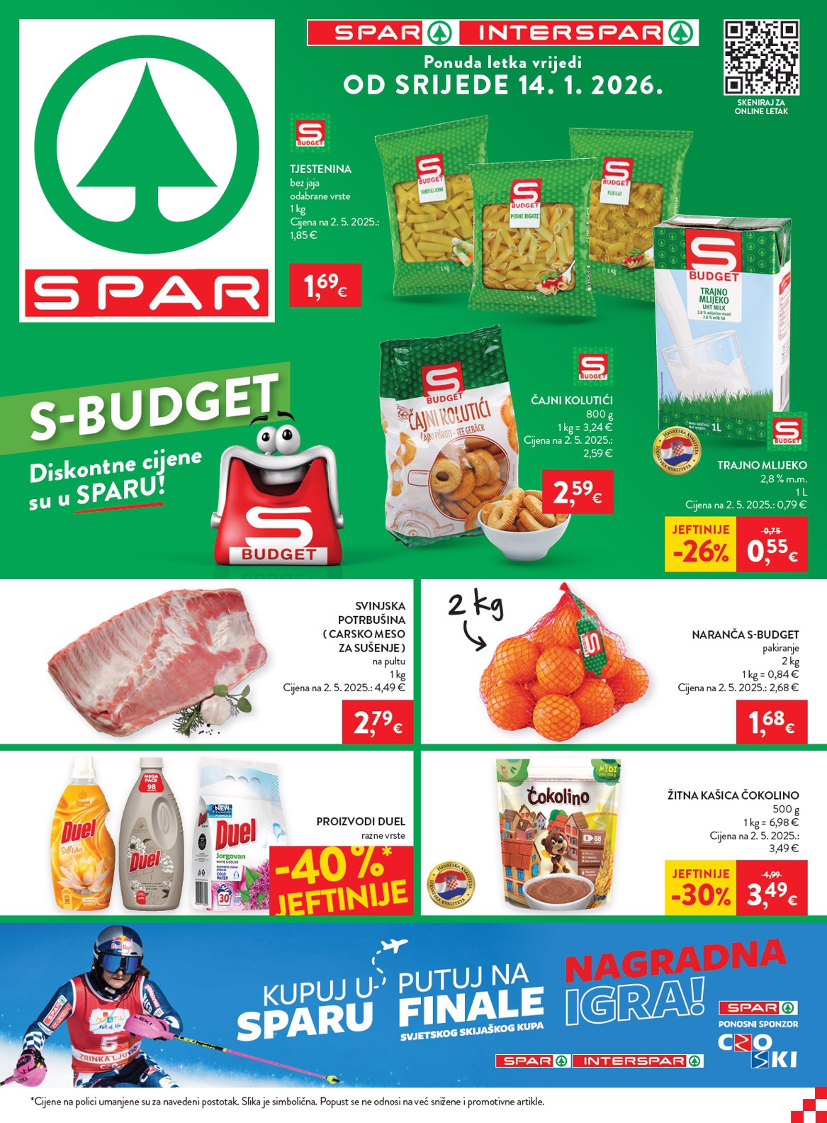 spar - Prelistajte katalog SPAR, vrijedi od 14.01. do 20.01.