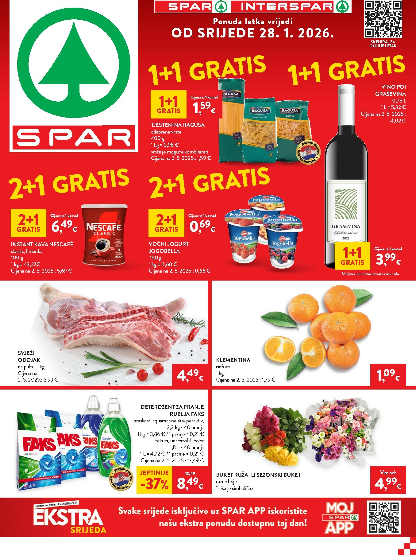 spar - Prelistajte katalog SPAR, vrijedi od 28.01. do 03.02. - page: 1