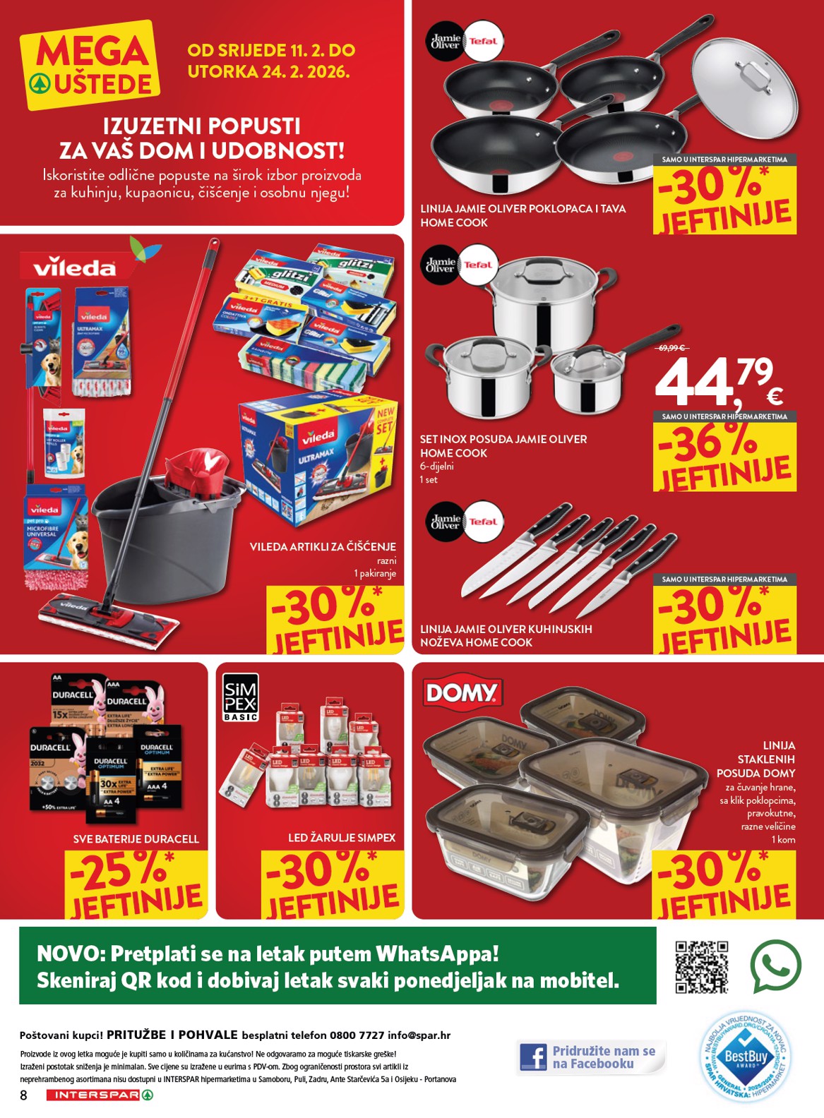 spar - Prelistajte katalog INTERSPAR - Mega uštede, vrijedi od 11.02.2026 do 24.02.2026 - page: 8