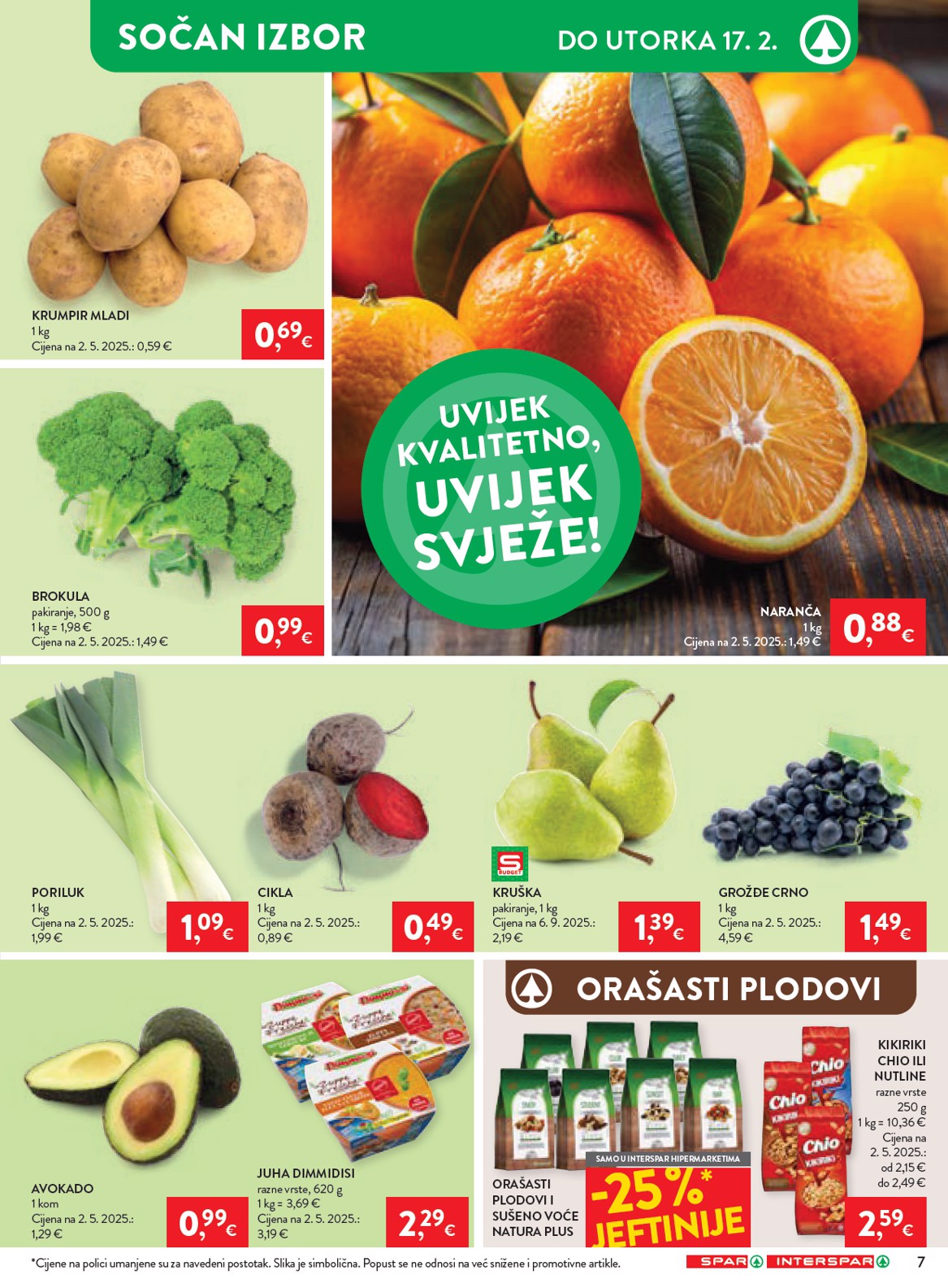 spar - Prelistajte katalog SPAR, vrijedi od 11.02.2026 do 17.02.2026 - page: 7