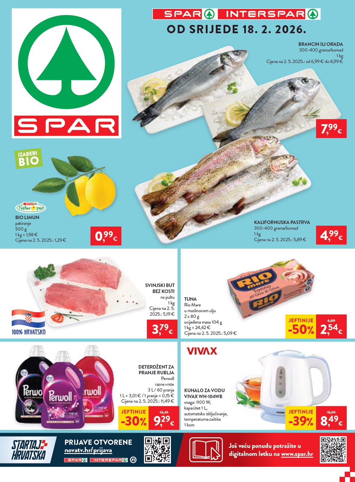 spar - Prelistajte katalog SPAR, vrijedi od 18.02.2026 do 24.02.2026 - page: 1