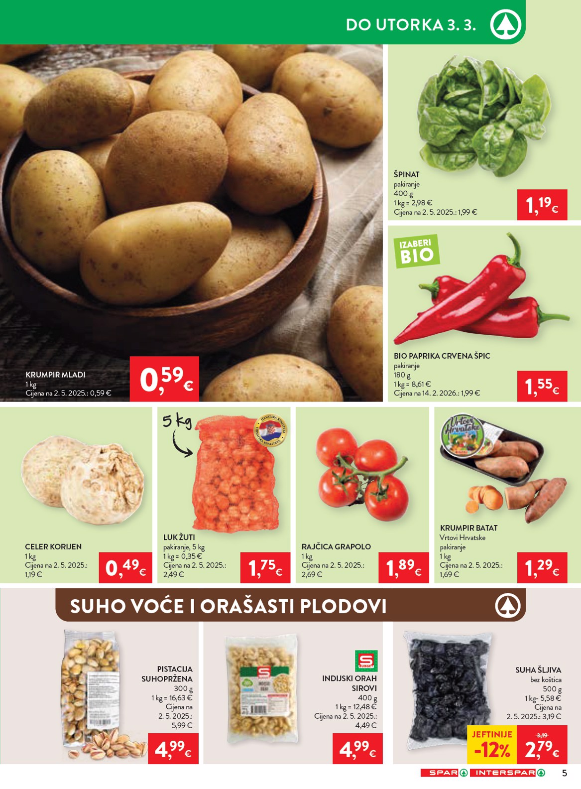 spar - Prelistajte katalog SPAR, vrijedi od 25.02.2026 do 03.03.2026 - page: 5