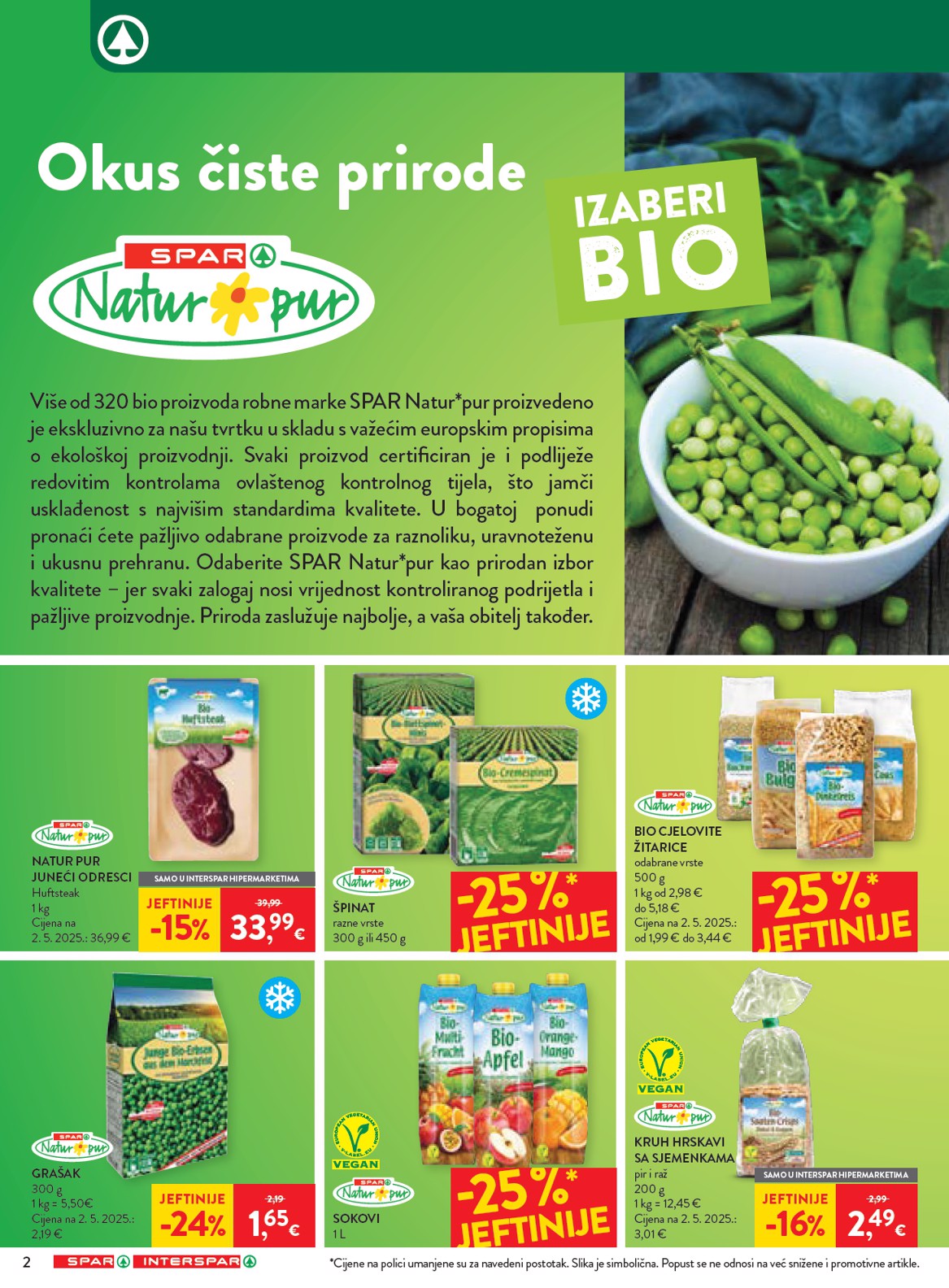 spar - Prelistajte katalog SPAR, vrijedi od 25.02.2026 do 03.03.2026 - page: 2